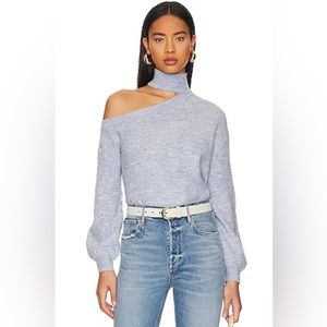 davy sweater in heather blue